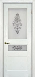 Межкомнатная дверь Вайт 02 Ясень  айсберг