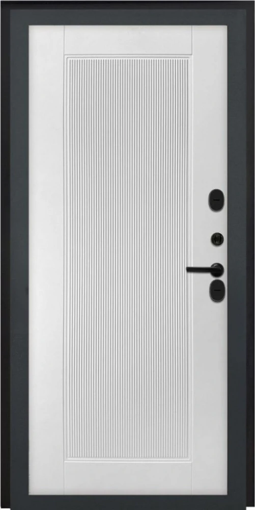 Входная дверь ДвериПРО L-43 ПВХ 10мм Астрод Velutto Bianco DPRO198146 внутренняя сторона