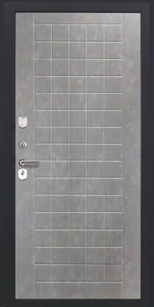 Входная дверь ДвериПРО Элфи ФЛ-256 (10мм, Бетон пепельный) DPRO222083 внутренняя сторона