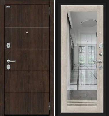 Дверь Браво Флэт Kale Almon/Cappuccino Veralinga