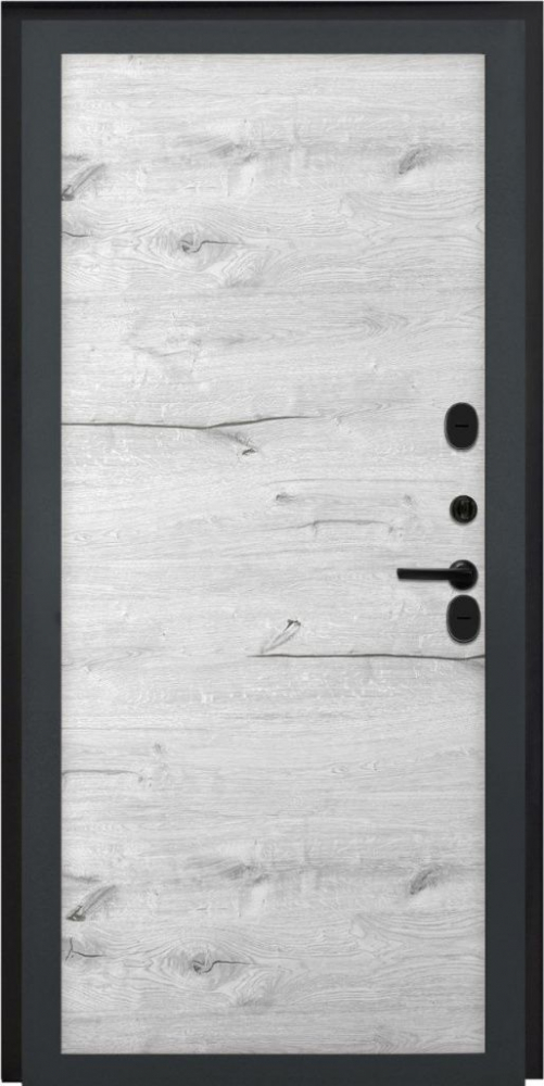 Входная дверь ДвериПРО L-3b Без фрезеровки Дуб арктик горизонт DPRO198247 внутренняя сторона