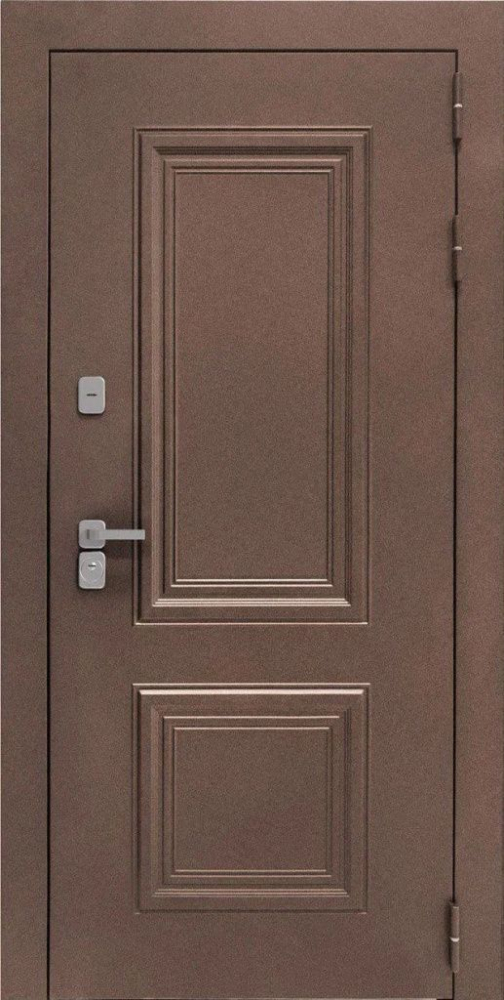 Входная дверь ДвериПРО Д-68 Без фрезеровки Дуб арктик горизонт DPRO198253 внешняя сторона