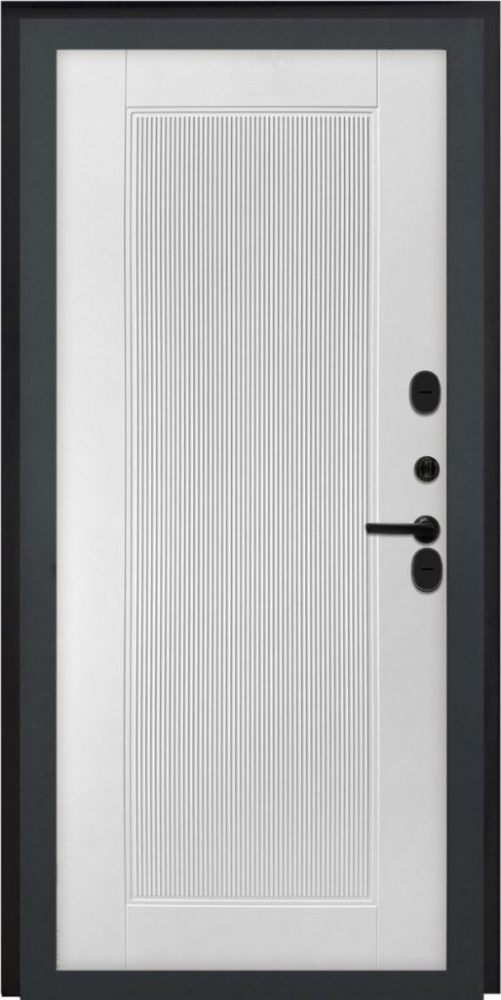 Входная дверь ДвериПРО Д-68 ПВХ 10мм Астрод Velutto Bianco DPRO198155 внутренняя сторона