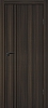 Межкомнатная дверь P-20 AL черный молдинг Эвкалипт африканский